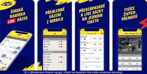 Sazkabet - mobilní aplikace