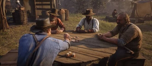 Naučte se hrát poker, budete to v Red Dead Redemption II potřebovat.