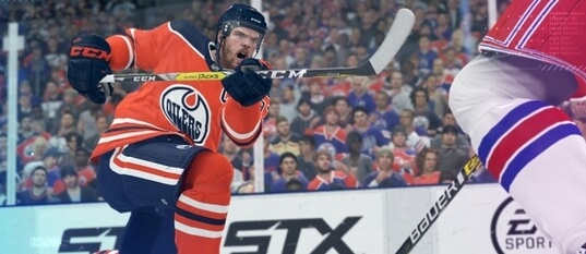 Jednou z novinek v NHL 20 jsou charakteristické pohyby a provedení střel superhvězd.