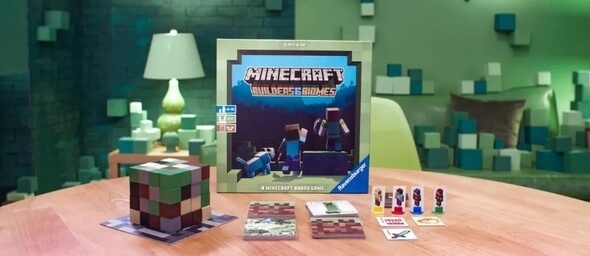 Minecraft desková hra builders a biomes