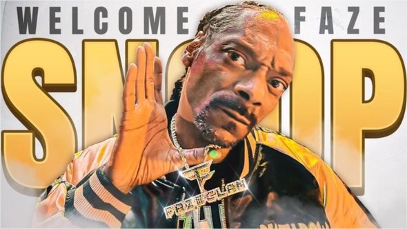 Slavný rapper Snoop Dogg součástí FaZe Clan.